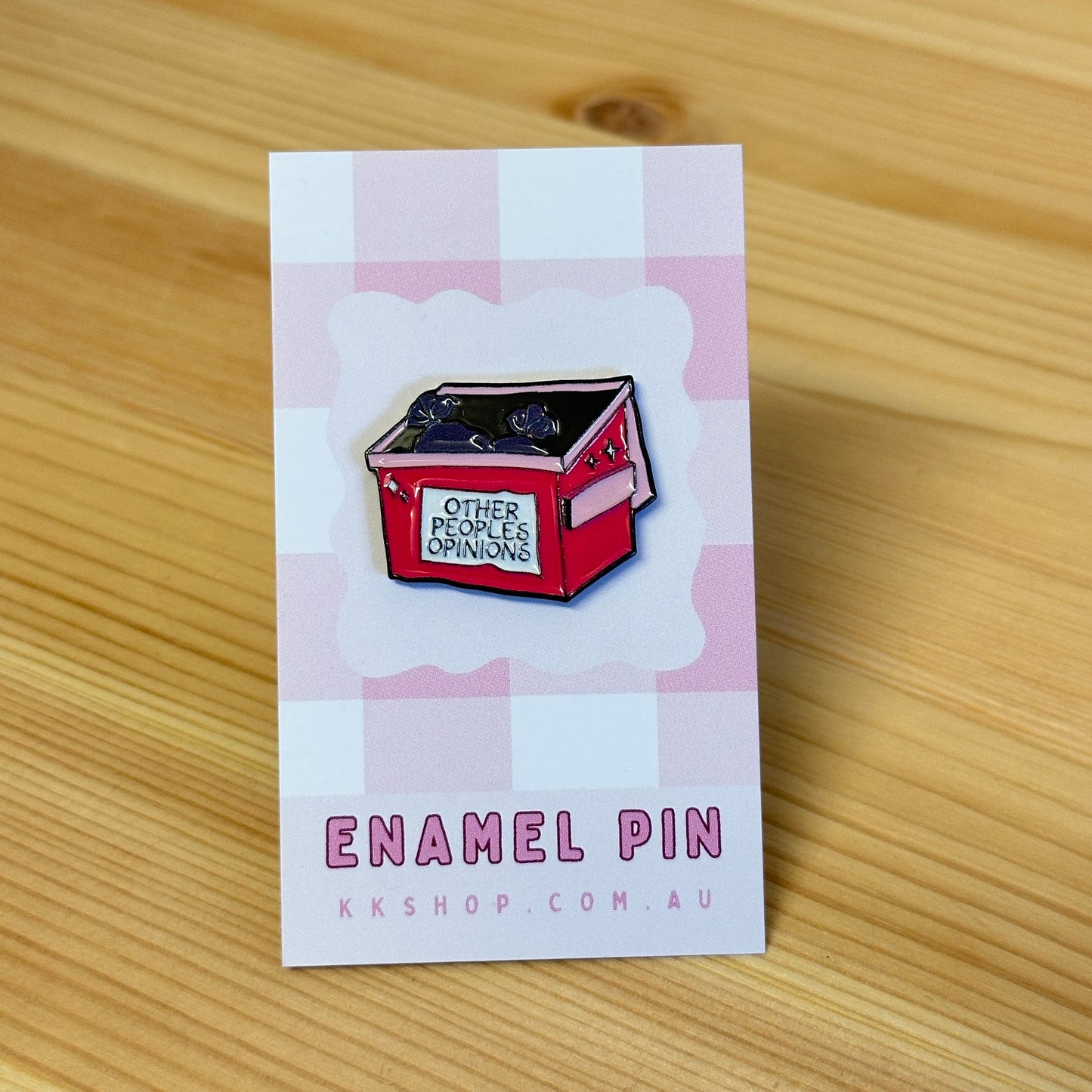 Other People's Opinions Enamel Pin