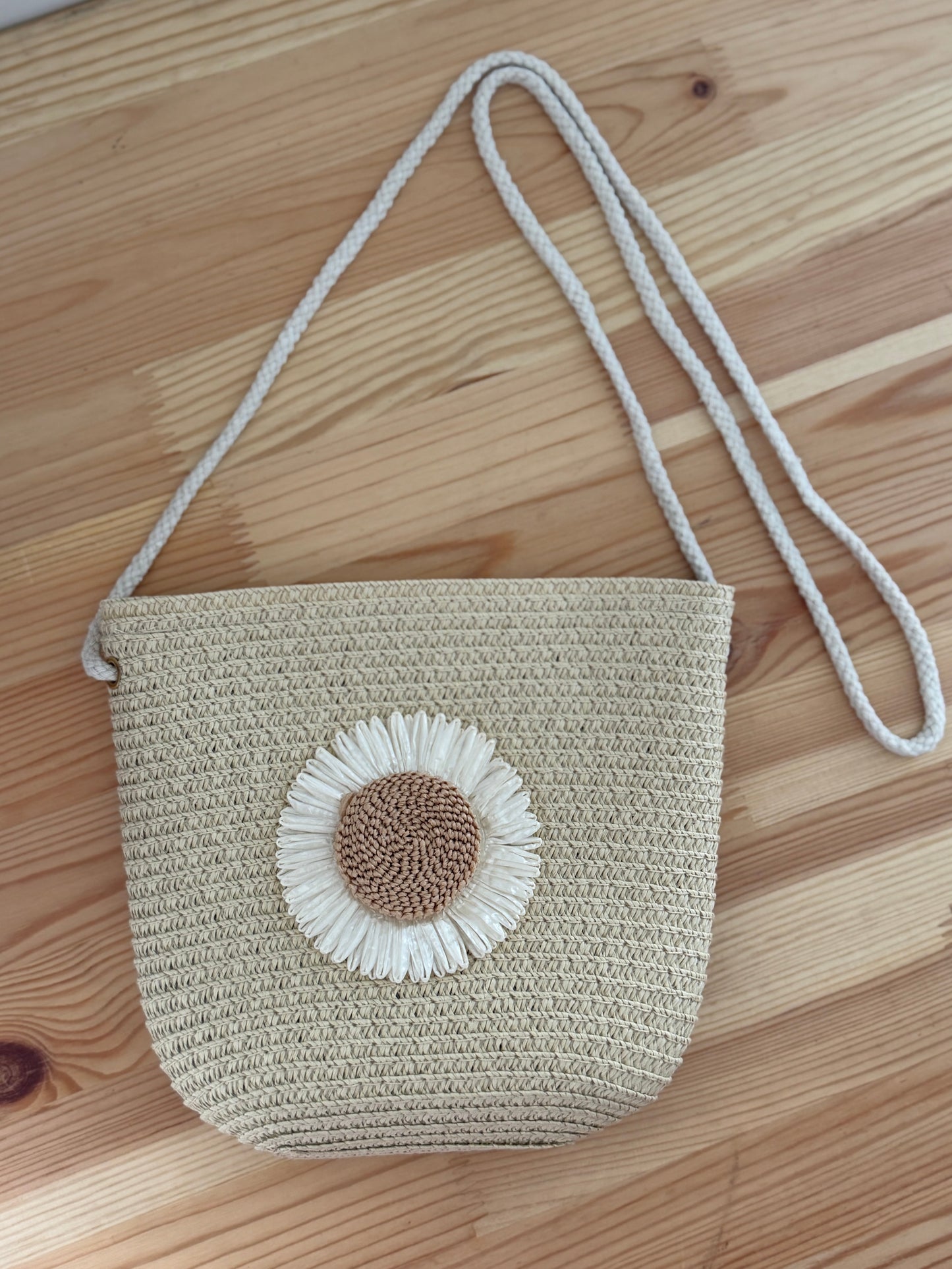 Rattan Daisy Bag