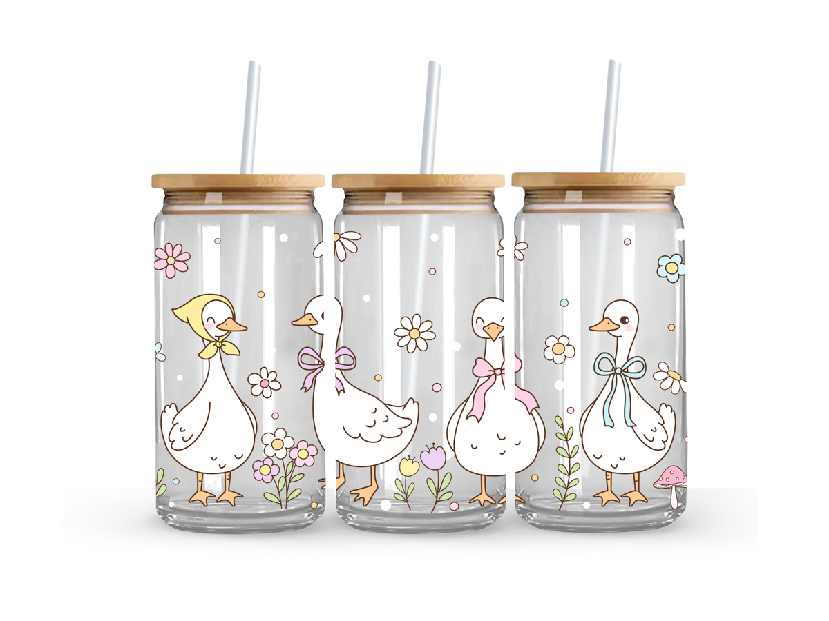 Spring Goose Glass Can Cup - 473ml
