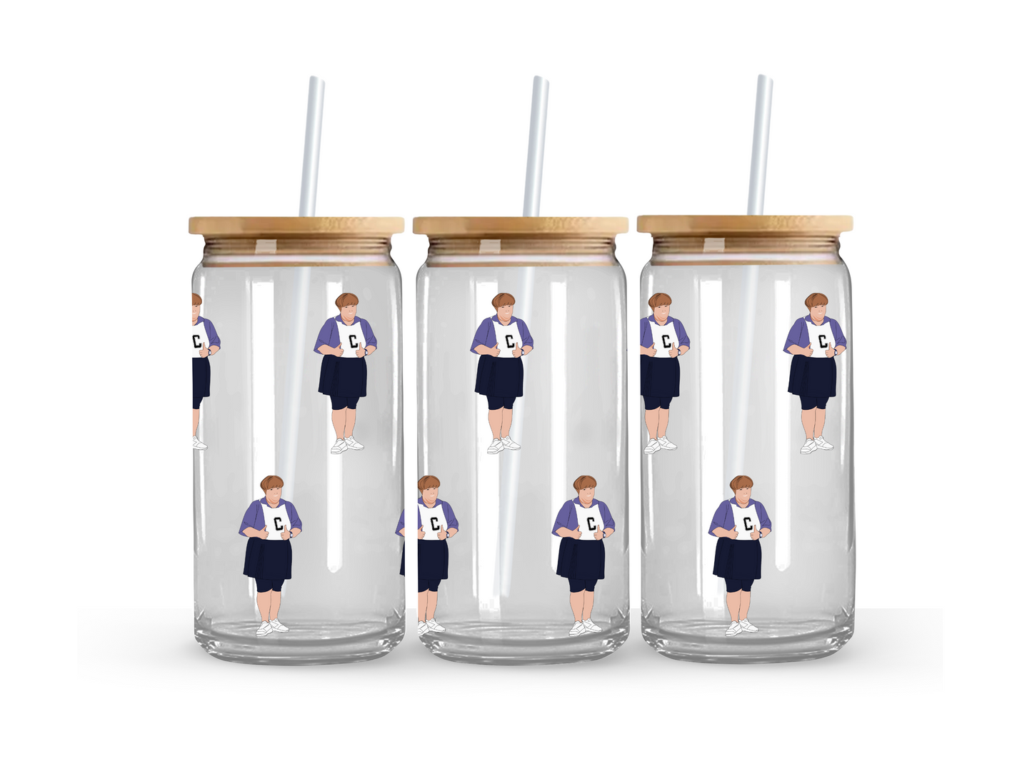 Kath & Kim - Sharon Glass Can Cup - 473ml