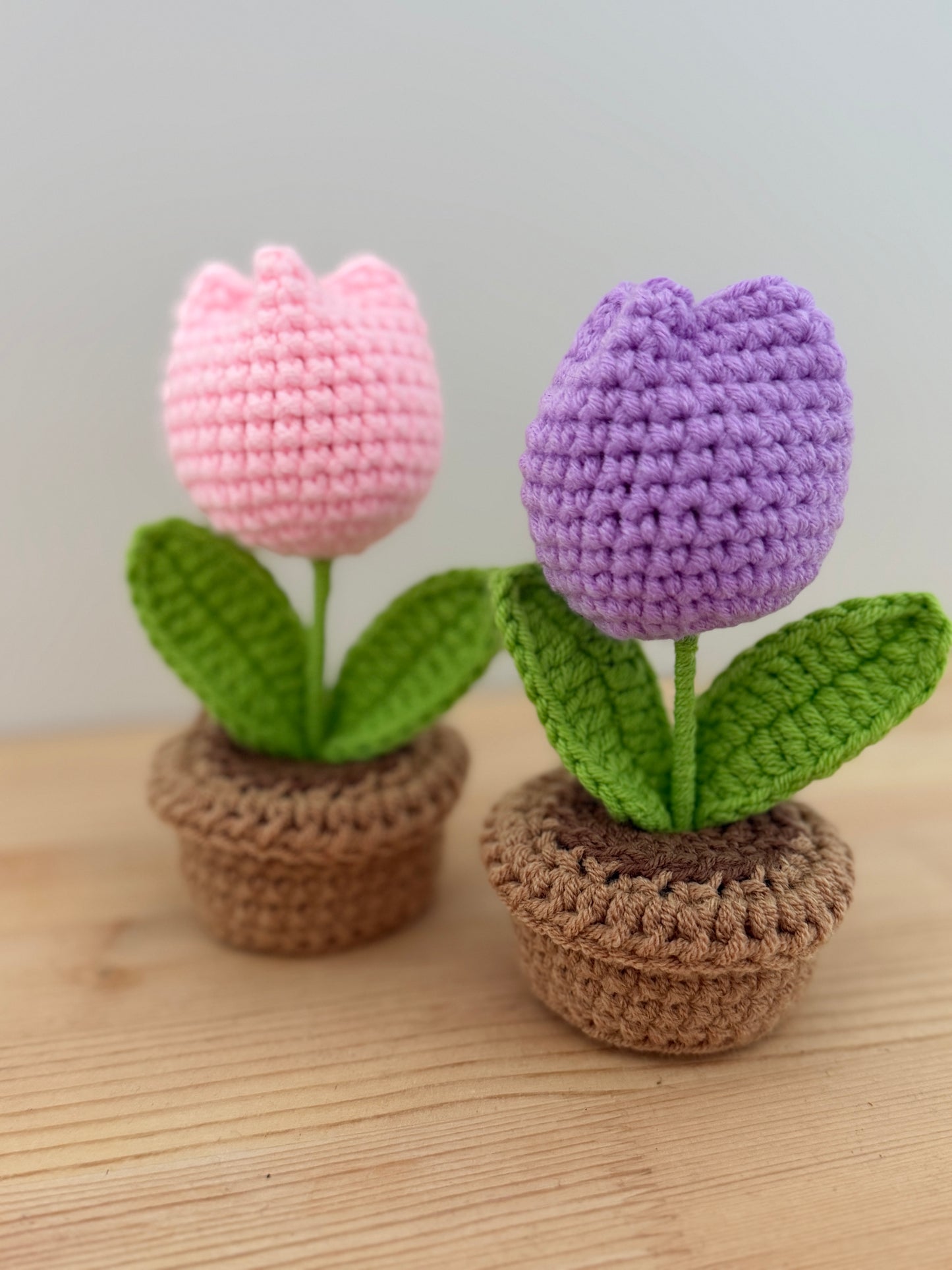 Pink Tulip Amigurumi