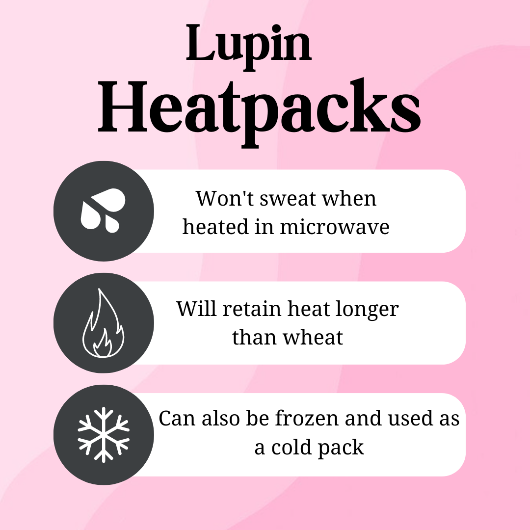 Cow Print Lupin Heatpack