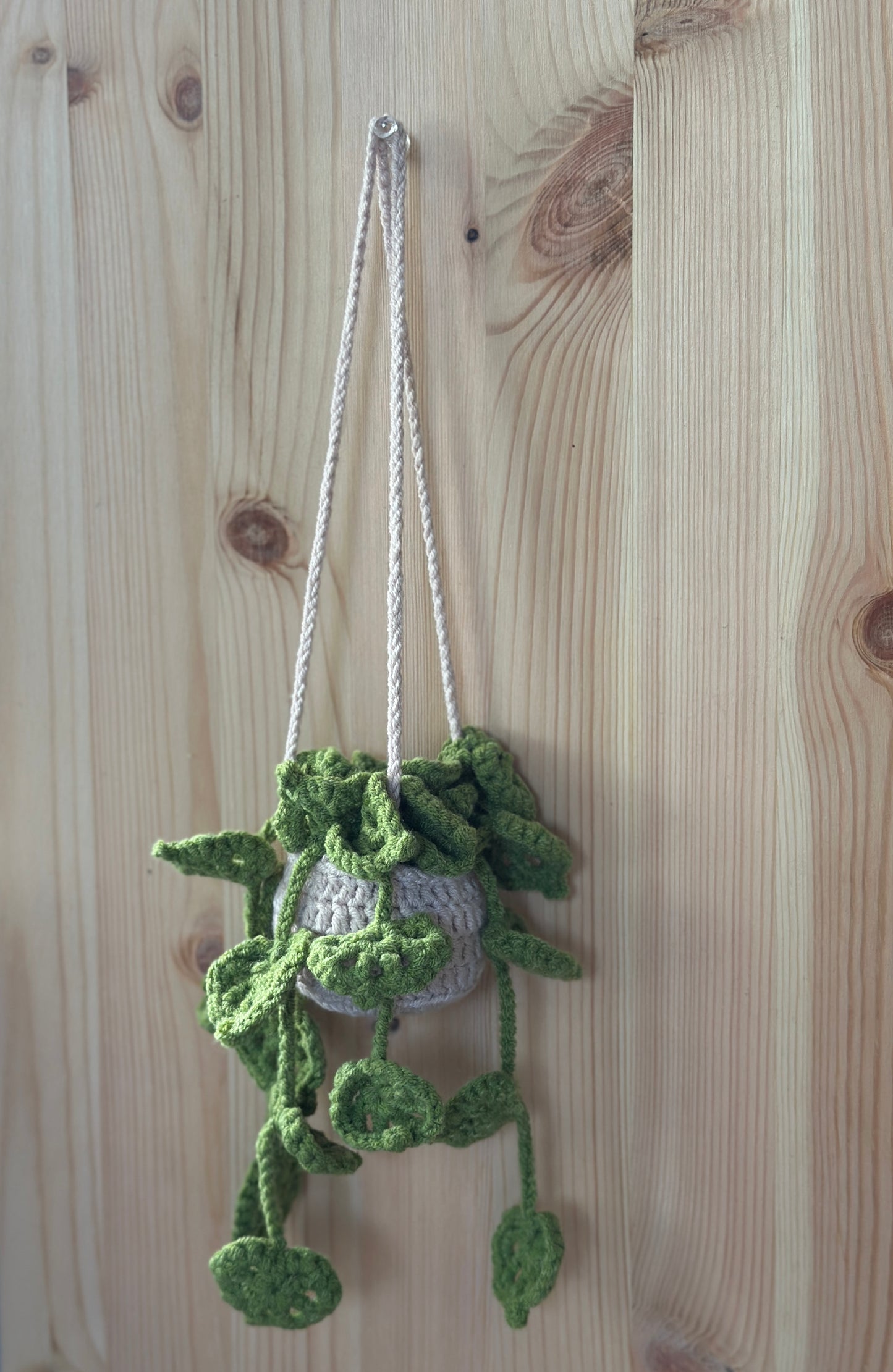 Hanging Swiss Cheese Amigurumi