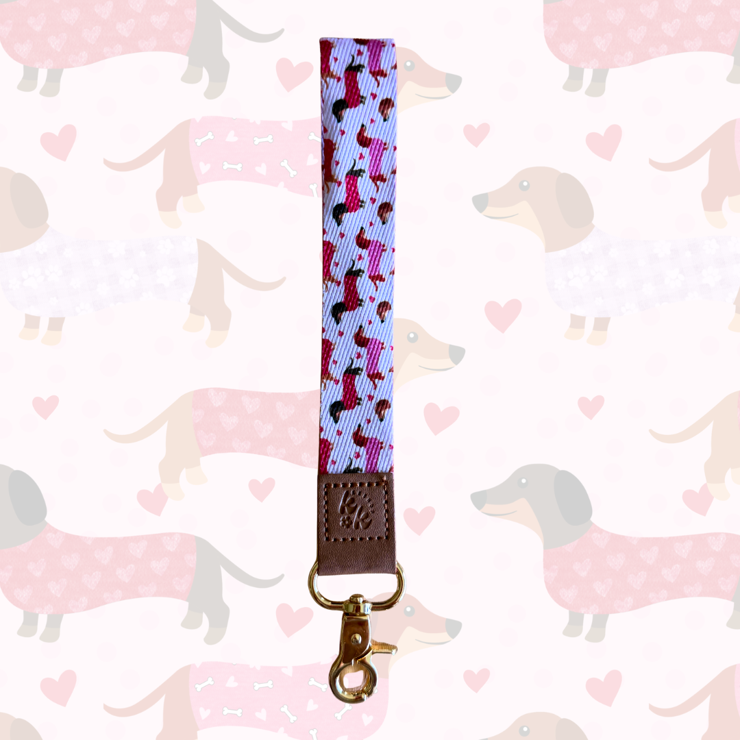Sweetheart Dachshund Wristlet