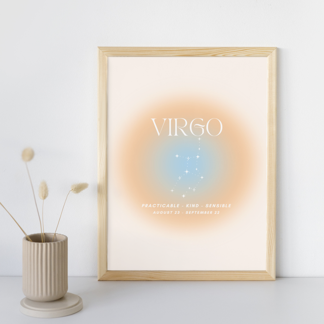 Virgo - A3 Zodiac Print
