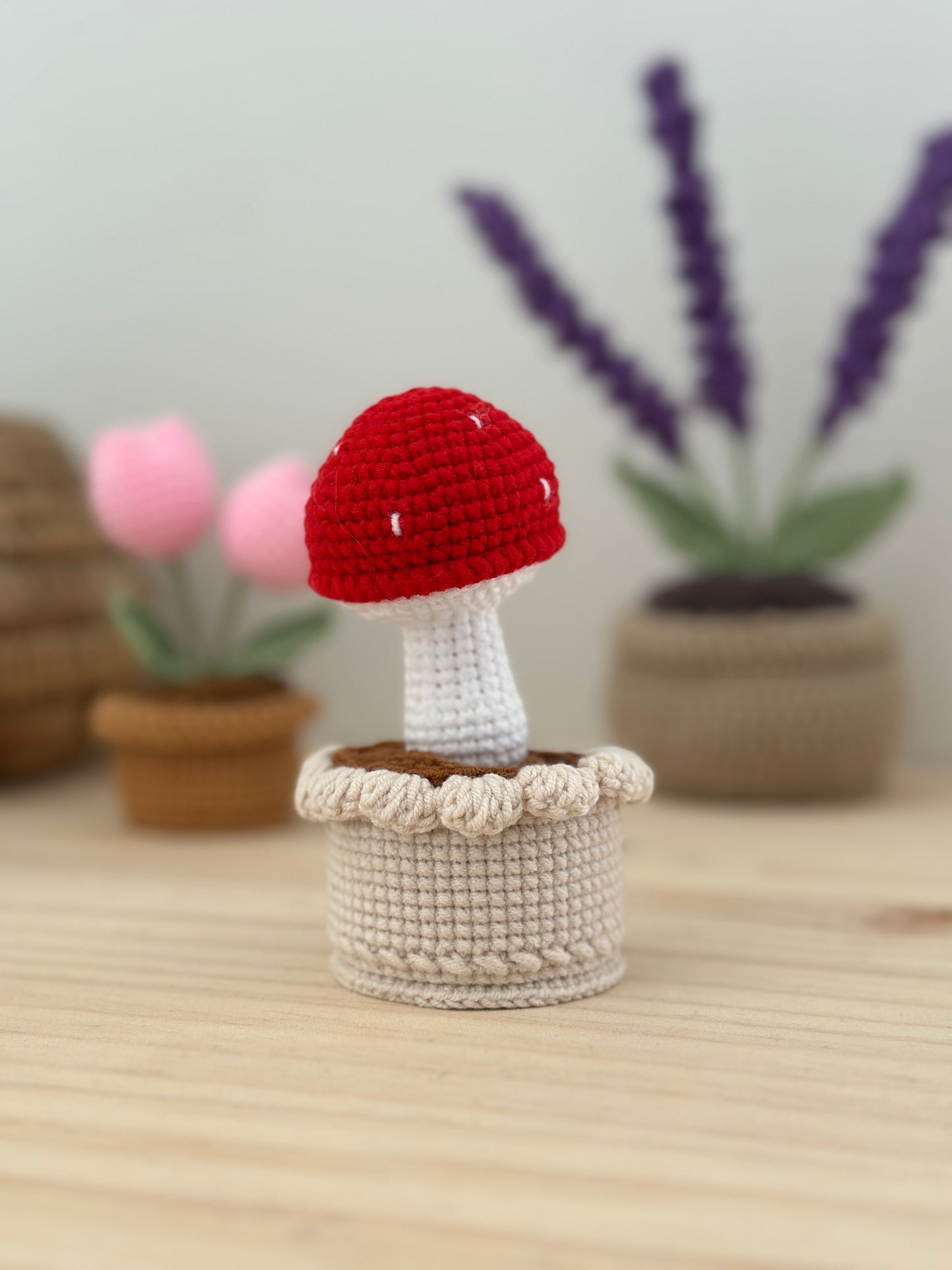 Mushroom Pot Amigurumi