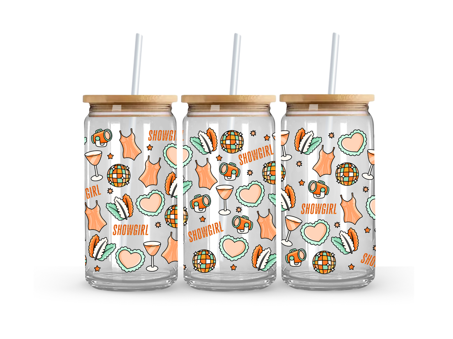 Showgirl Glass Can Cup - 473ml