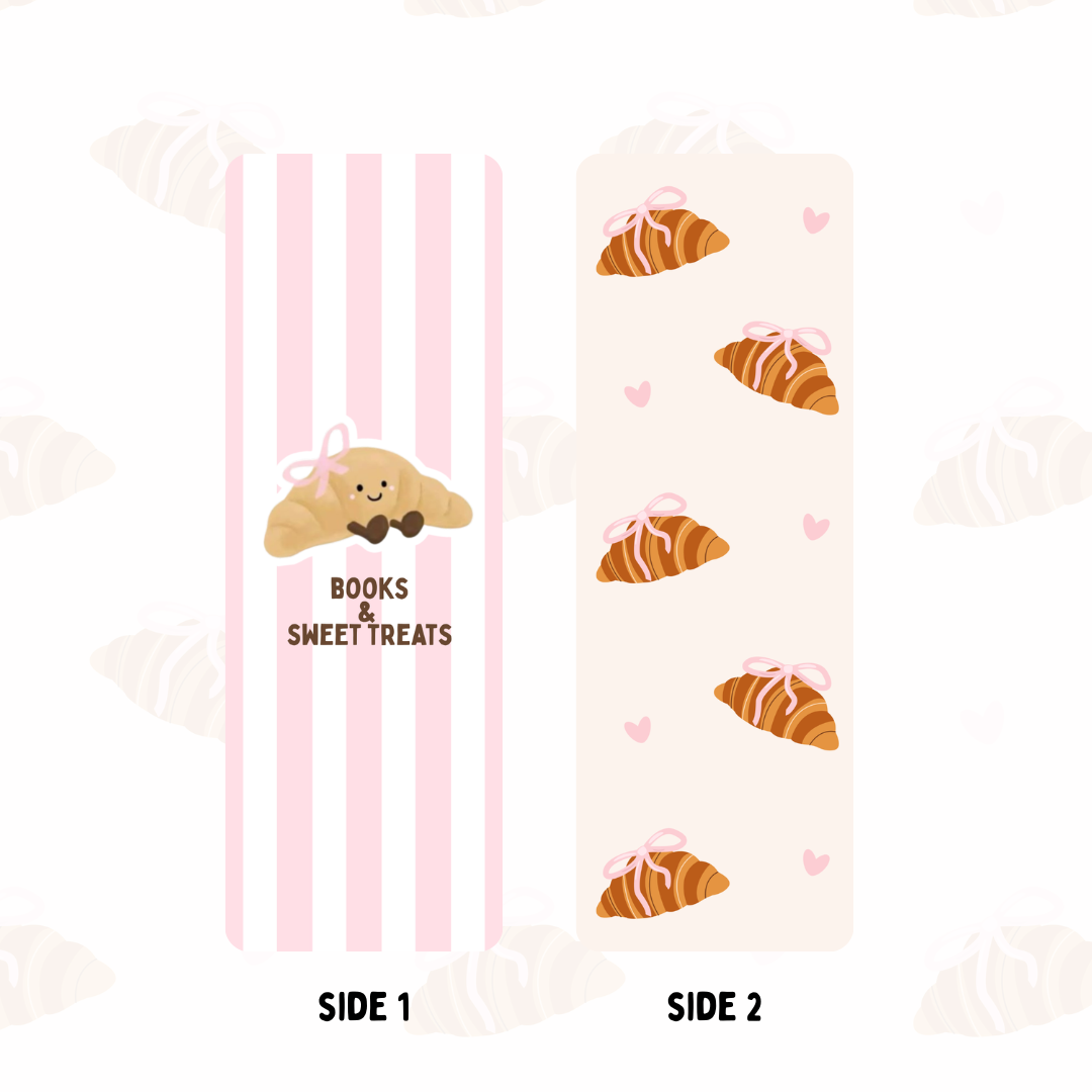 Books & Sweet Treats Bookmark - Double sided