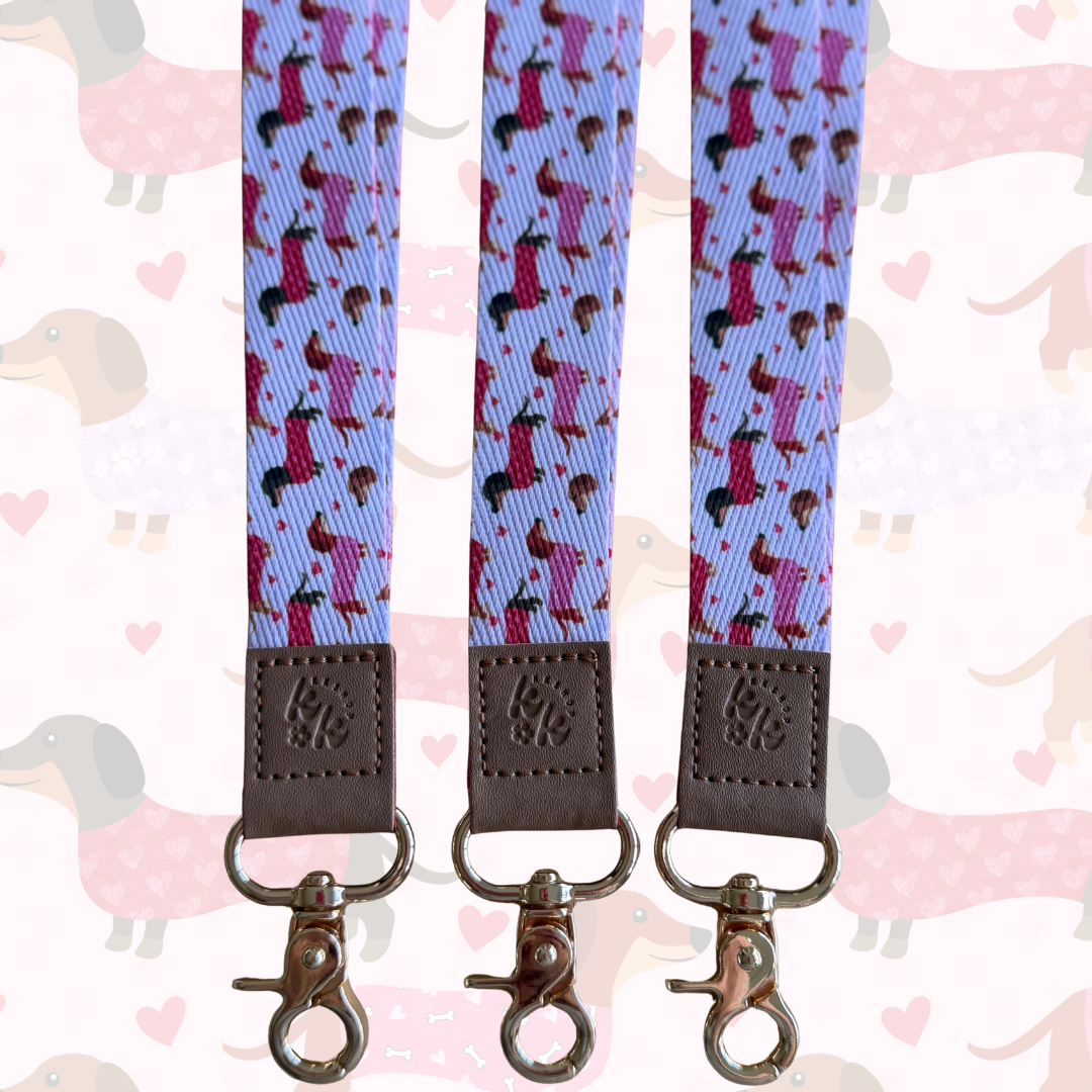 Sweetheart Dachshund Lanyard
