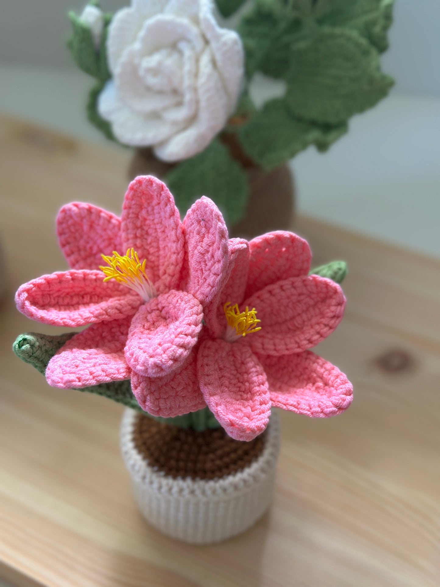 Pink Lily Amigurumi