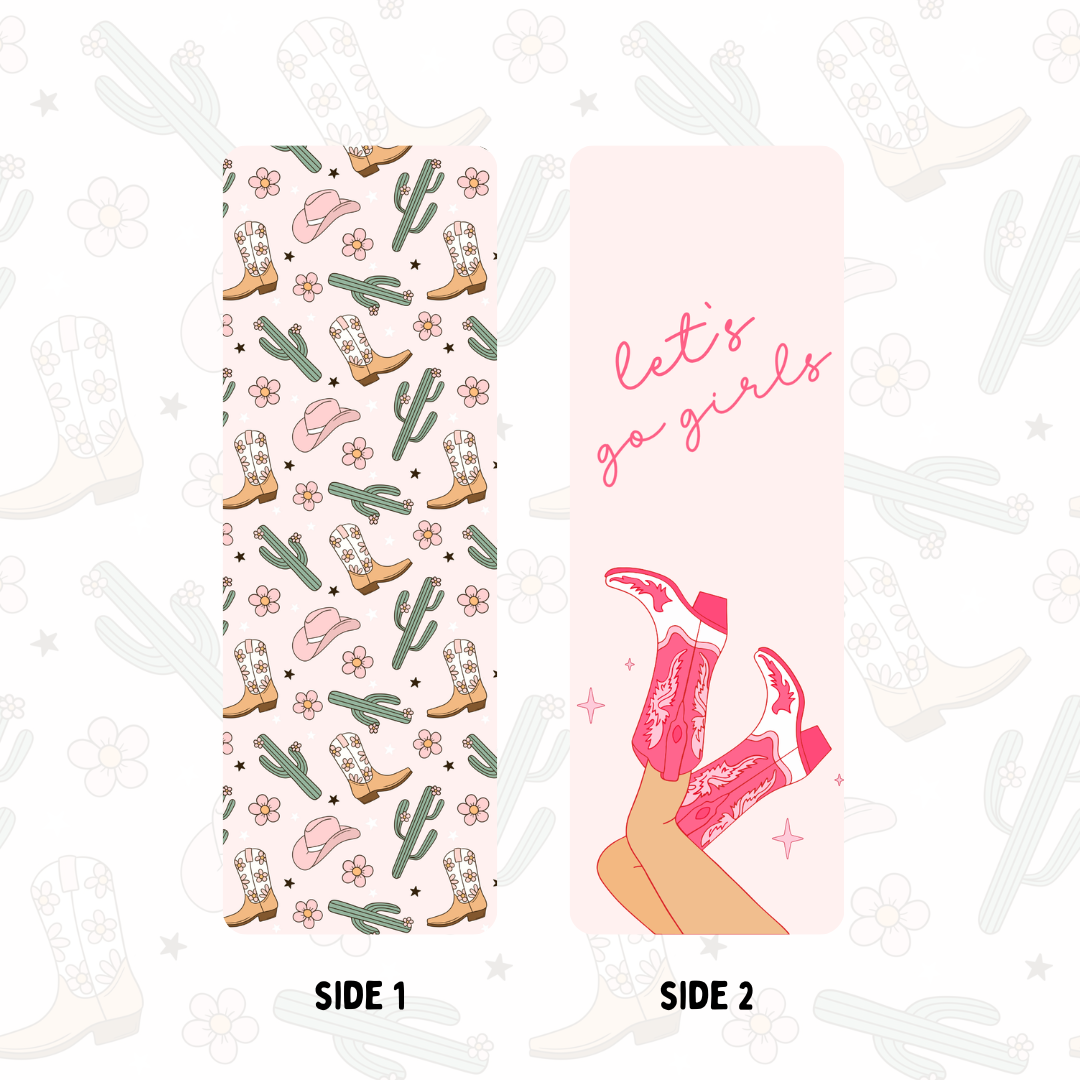 Let's Go Girls Bookmark - Double sided