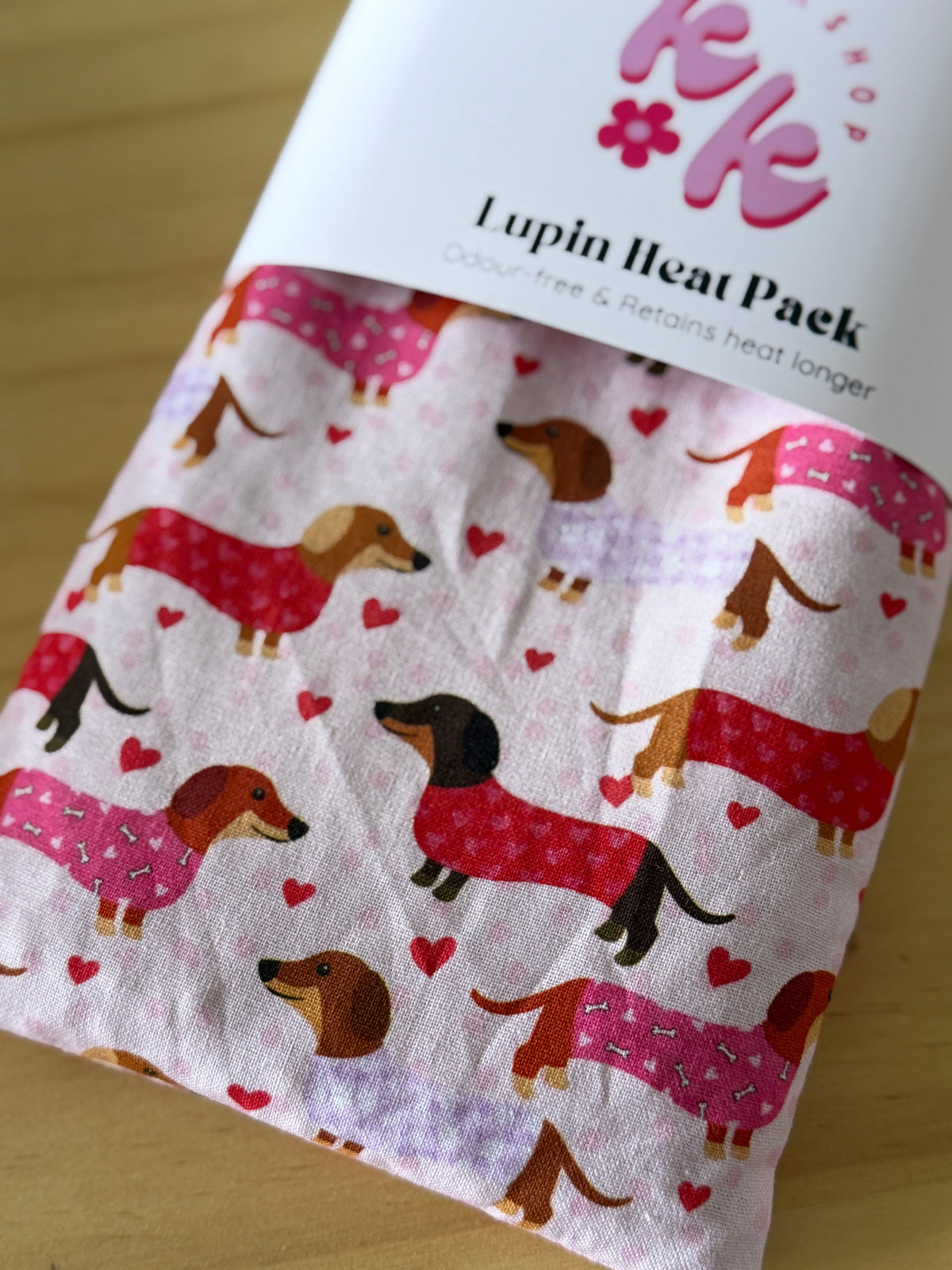 Sweetheart Dachshund Lupin Heatpack