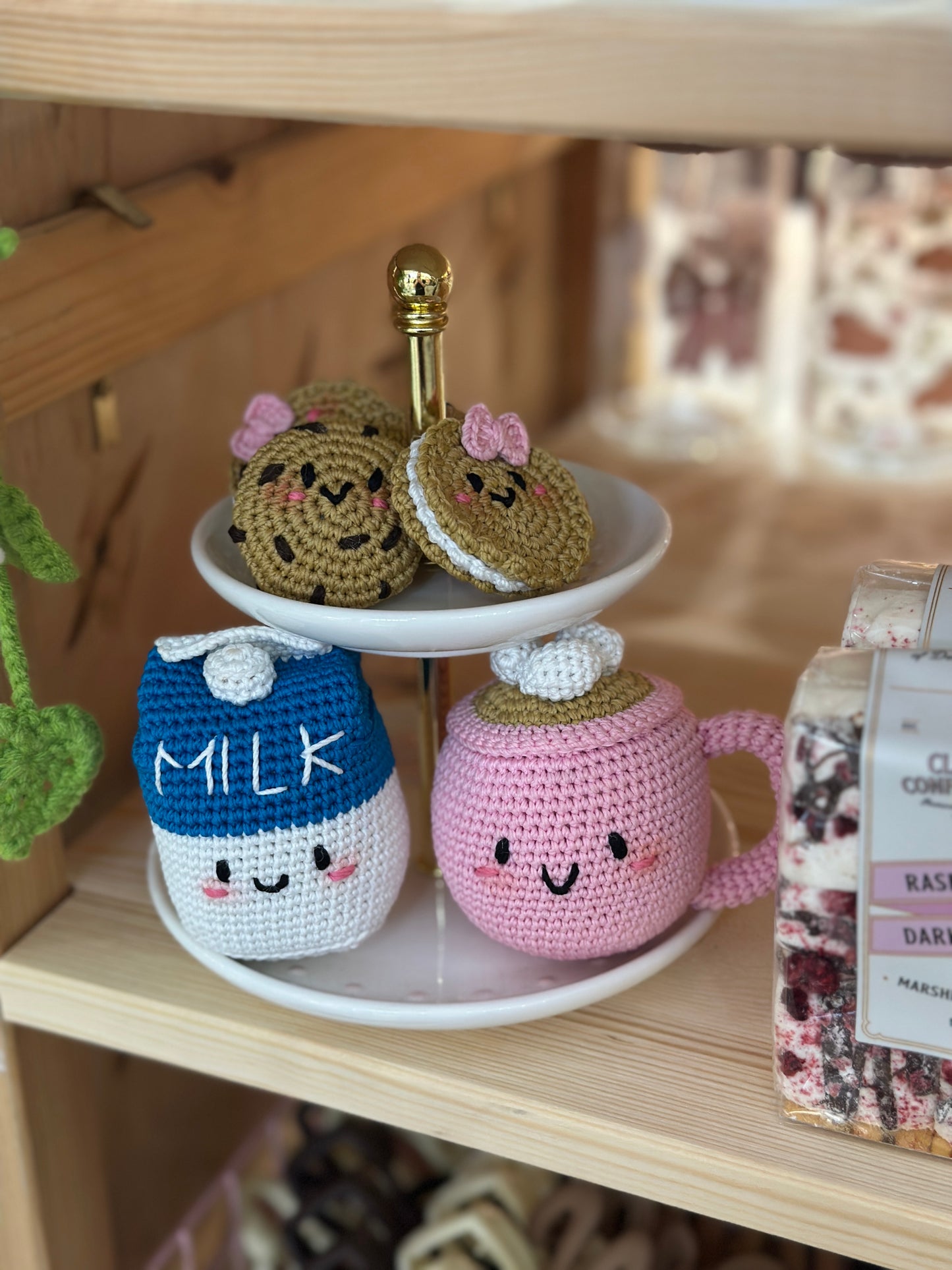 Hot Chocolate, Milk & Cookies Amigurumi