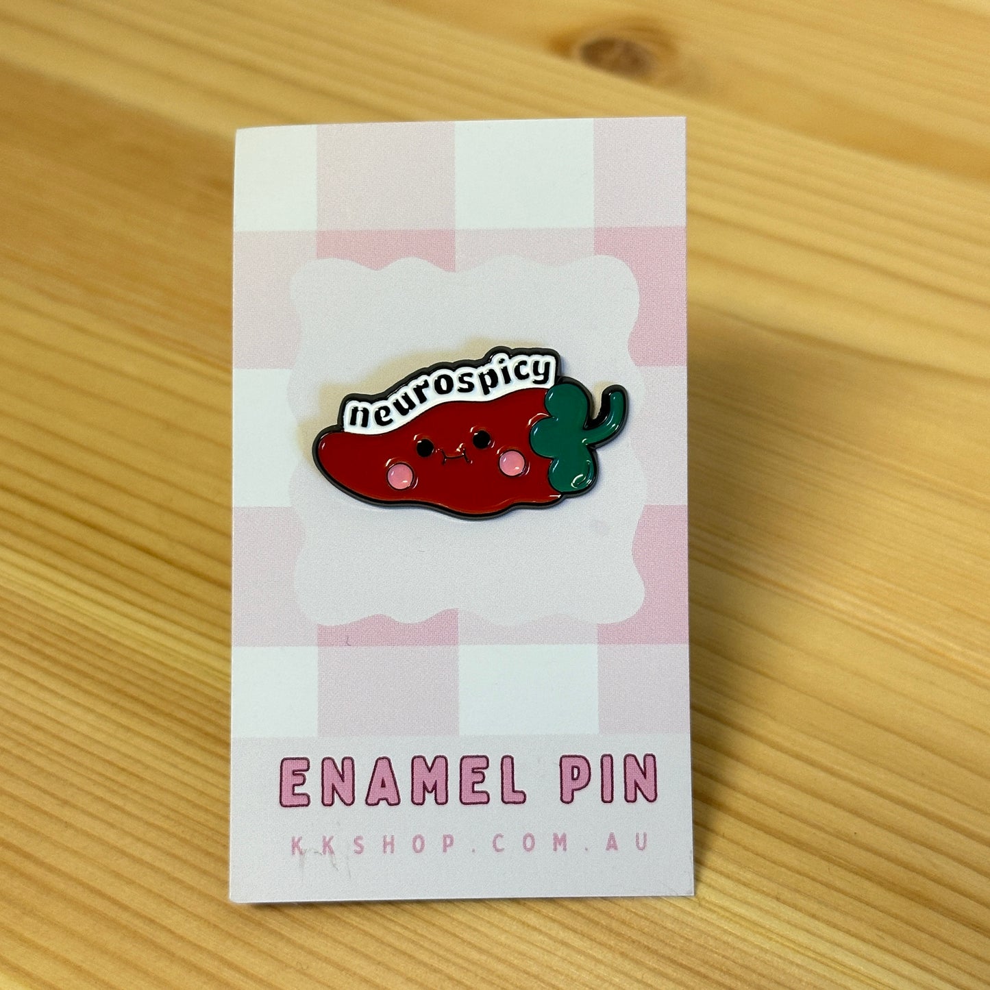 Neurospicy Enamel Pin