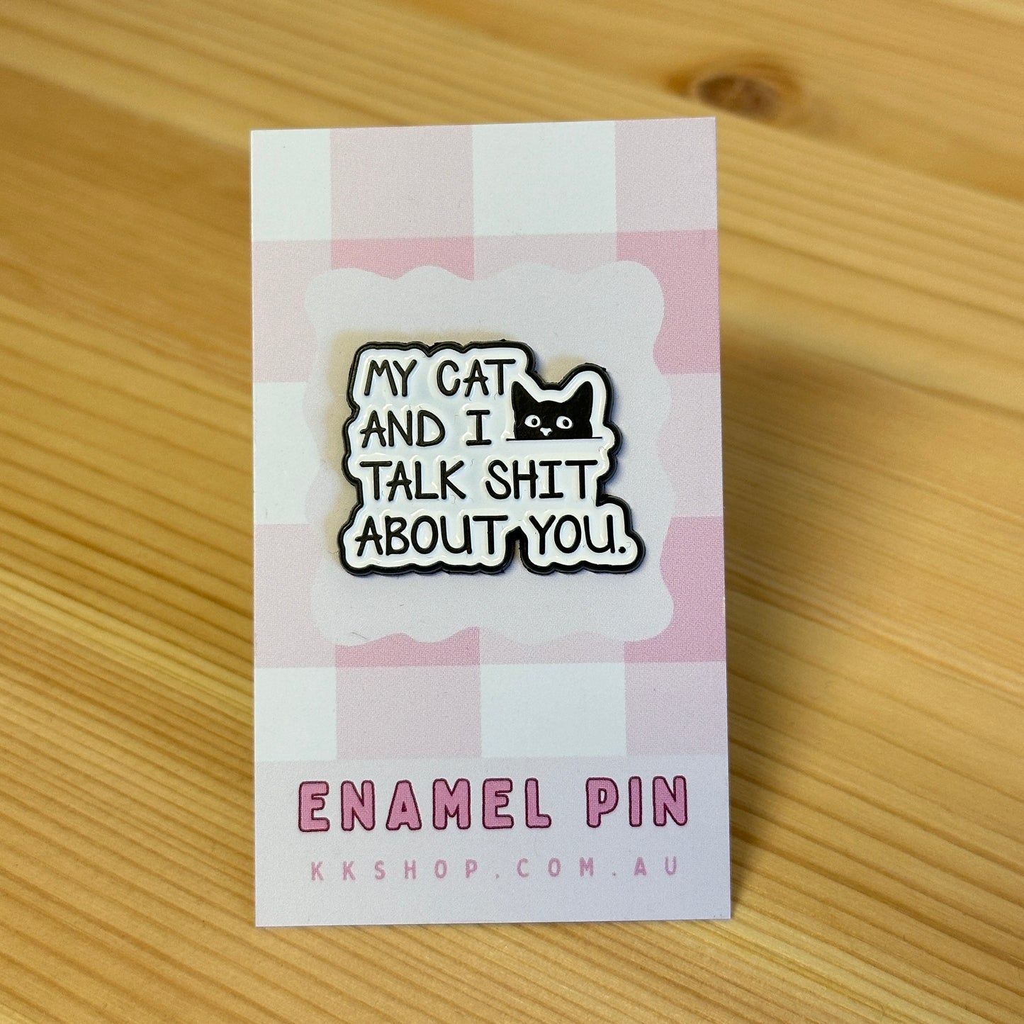 My Cat & I... Enamel Pin