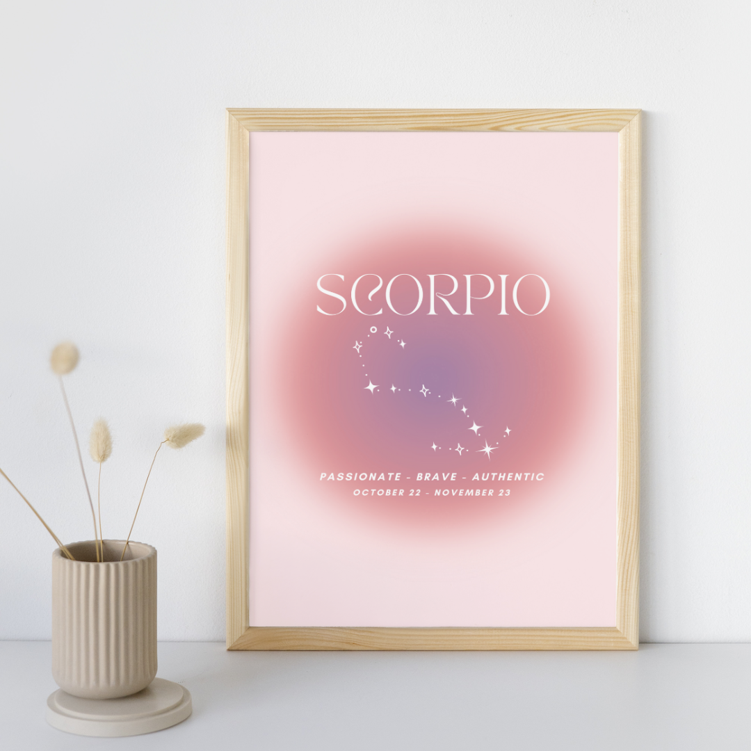 Scorpio - A3 Zodiac Print