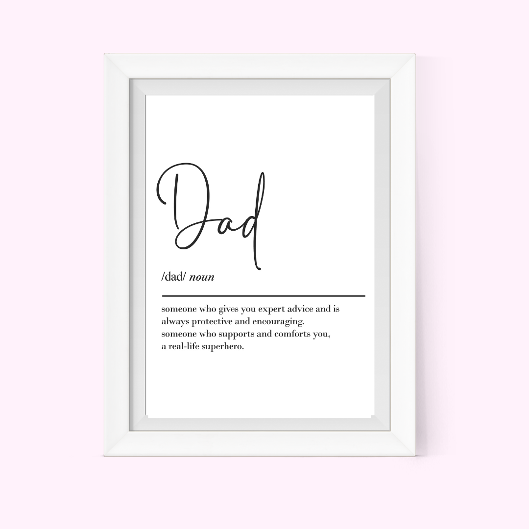 Dad Definition Frame