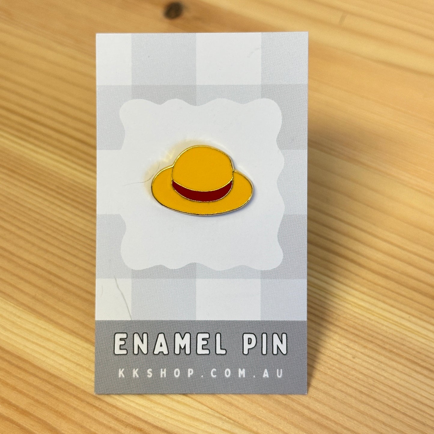 Straw Hat Enamel Pin