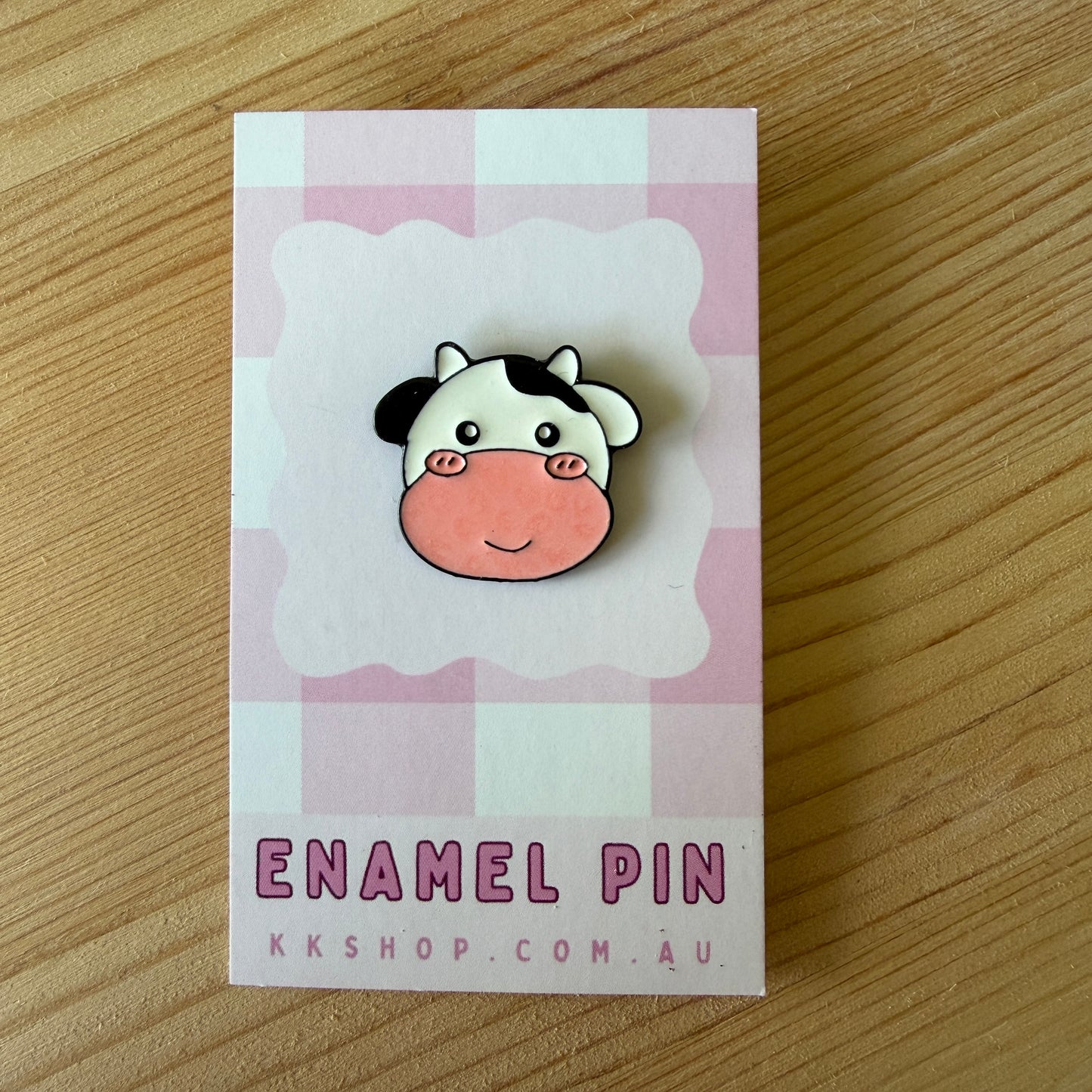 Cow Enamel Pin