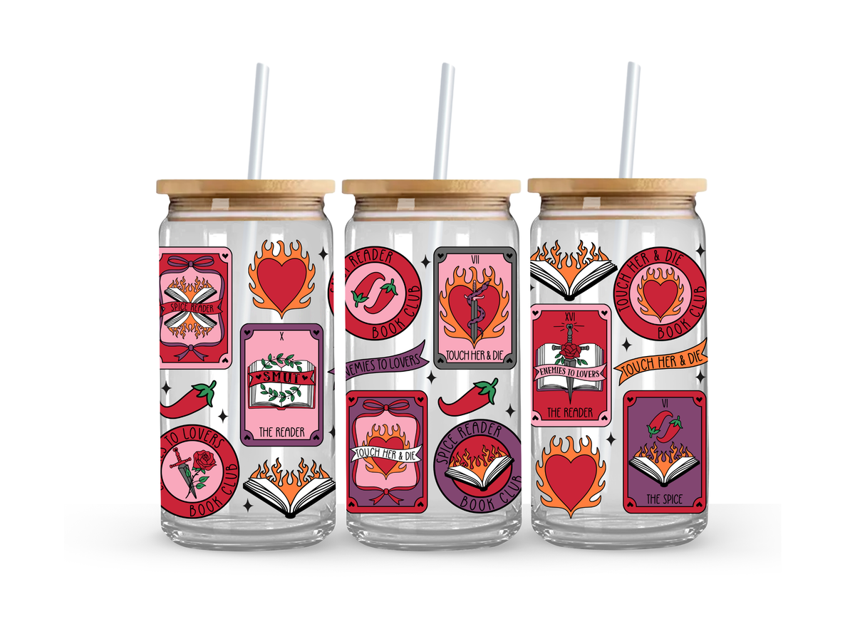 Smut Reader Glass Can Cup - 473ml