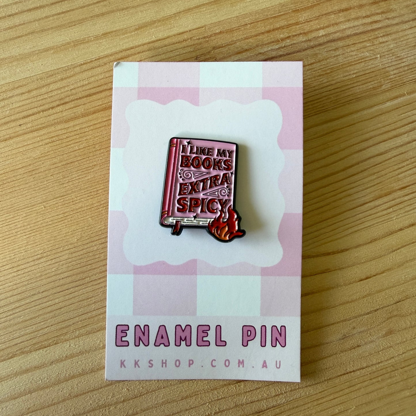 Smutty Books Enamel Pin