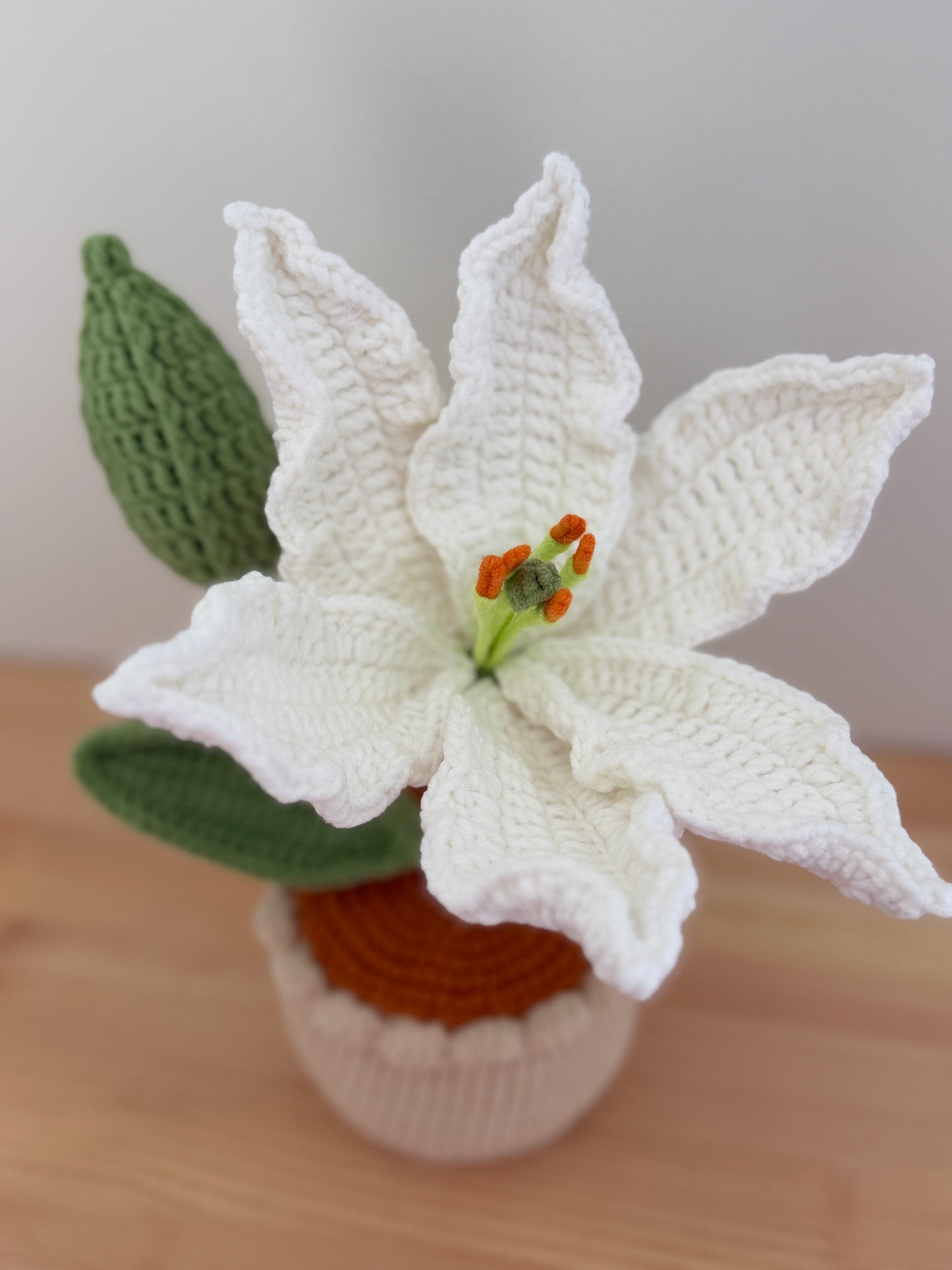 Oriental Lily Amigurumi
