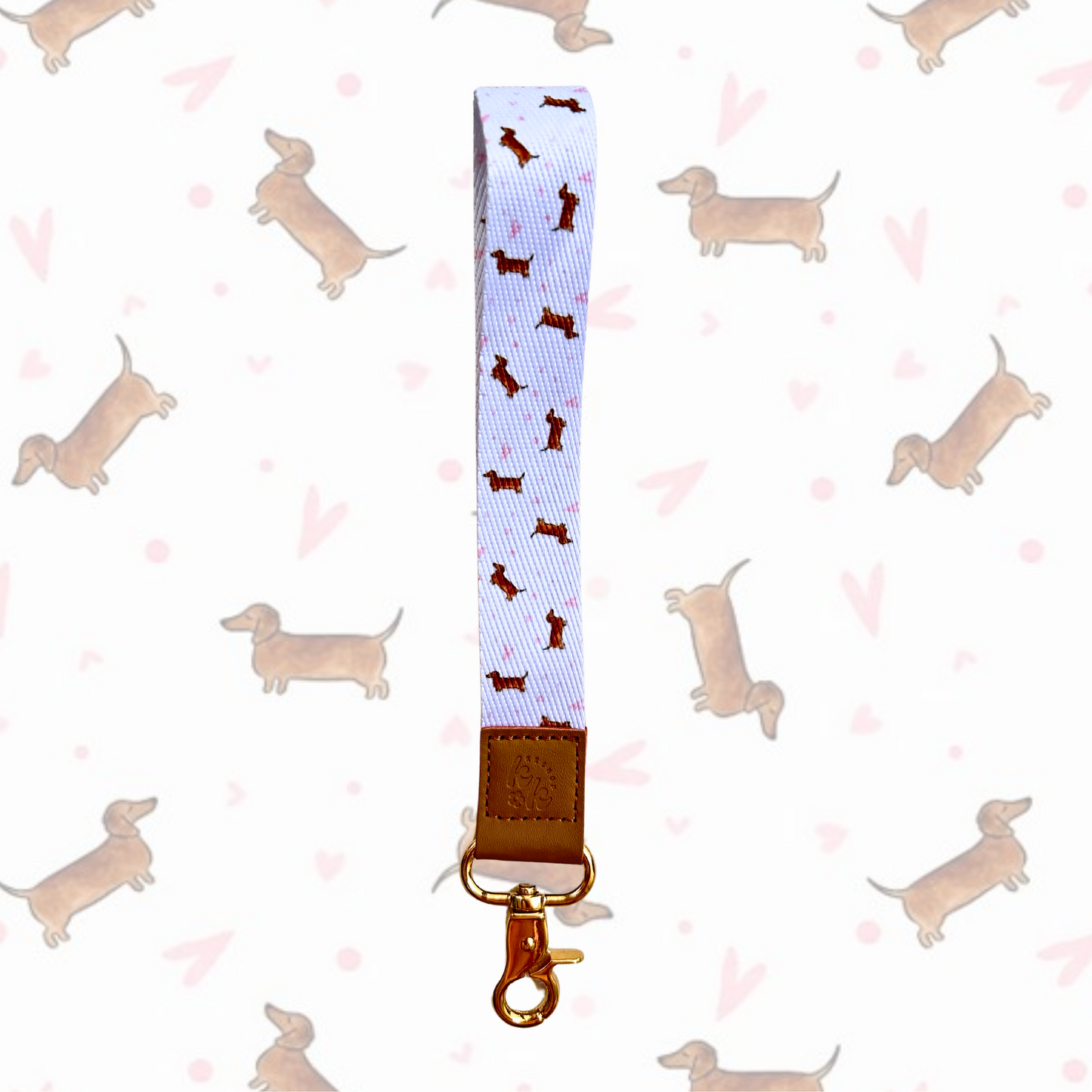 Dachshund Wristlet