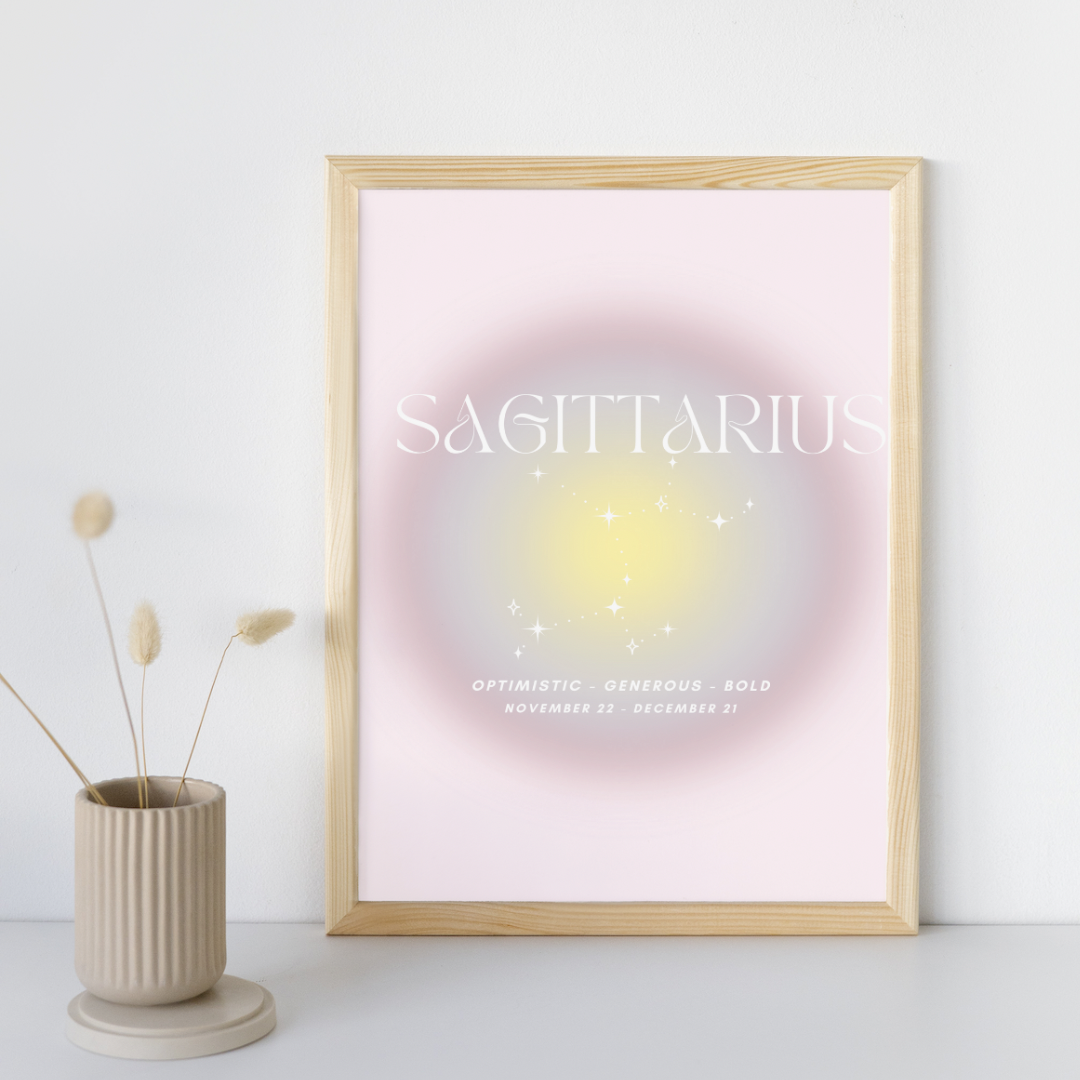 Sagittarius - A3 Zodiac Print
