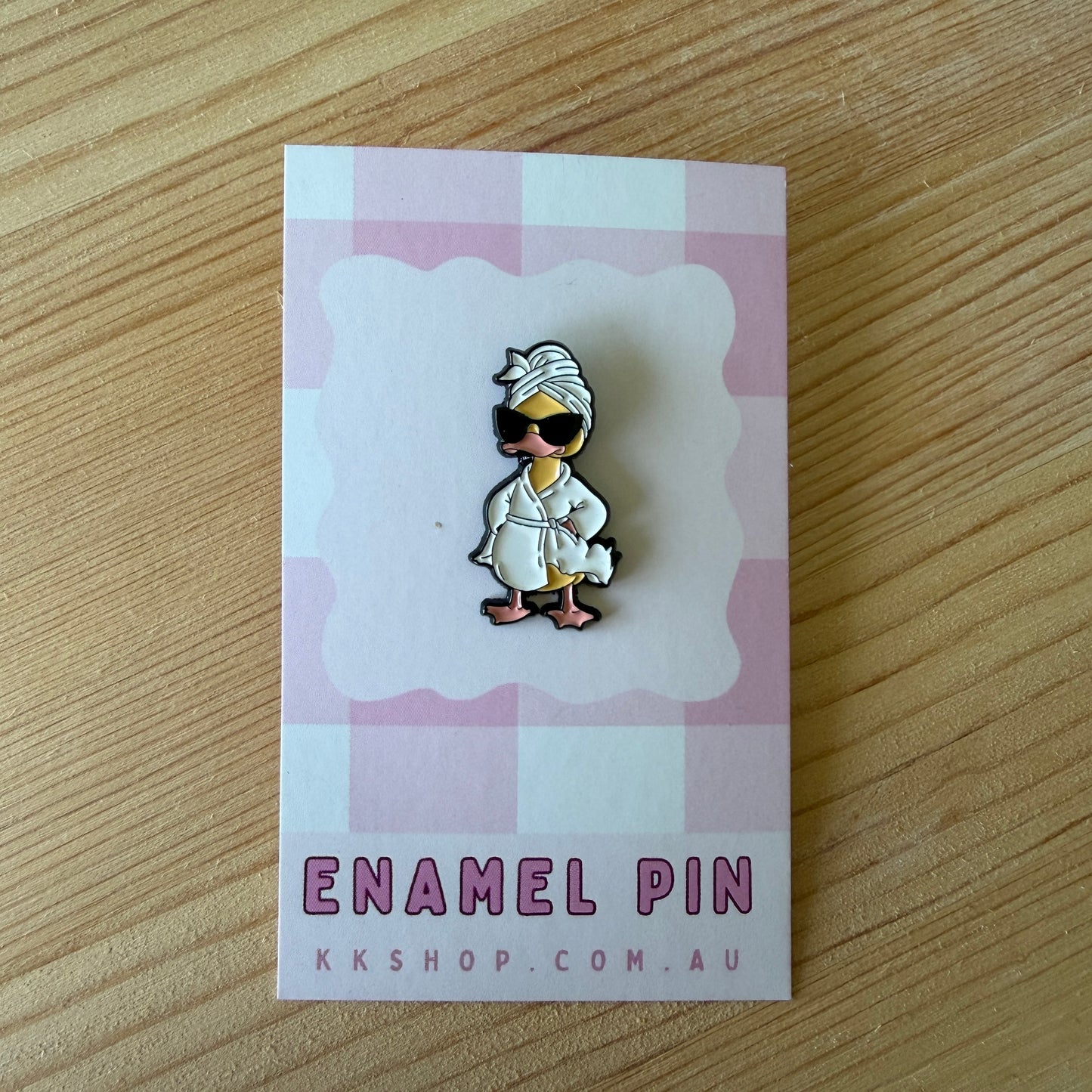 Self Care Duck Enamel Pin