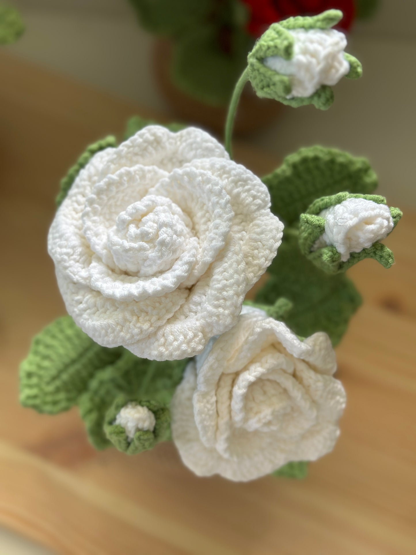 White Rose Amigurumi