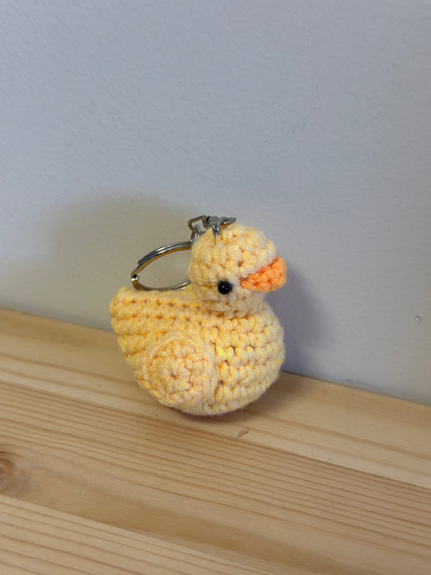 Yellow Duck Amigurumi Keychain