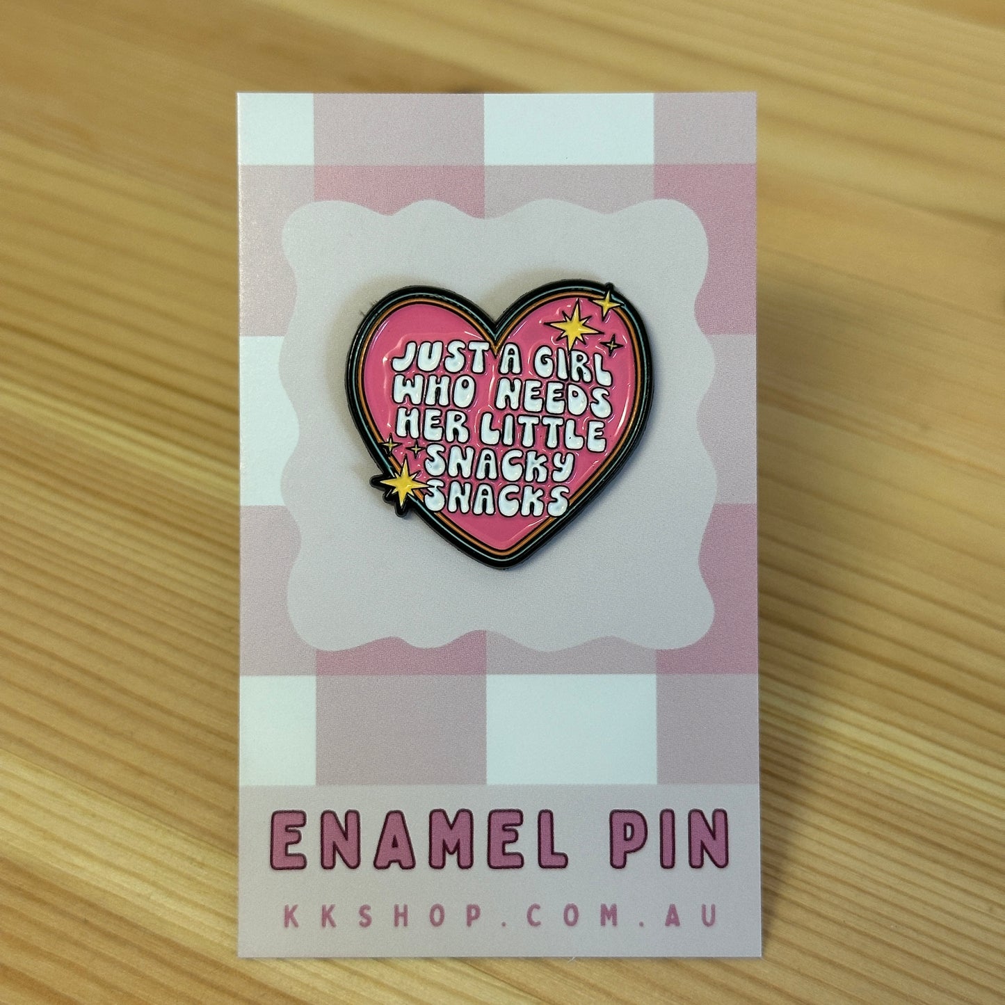 Snacky Snacks Enamel Pin