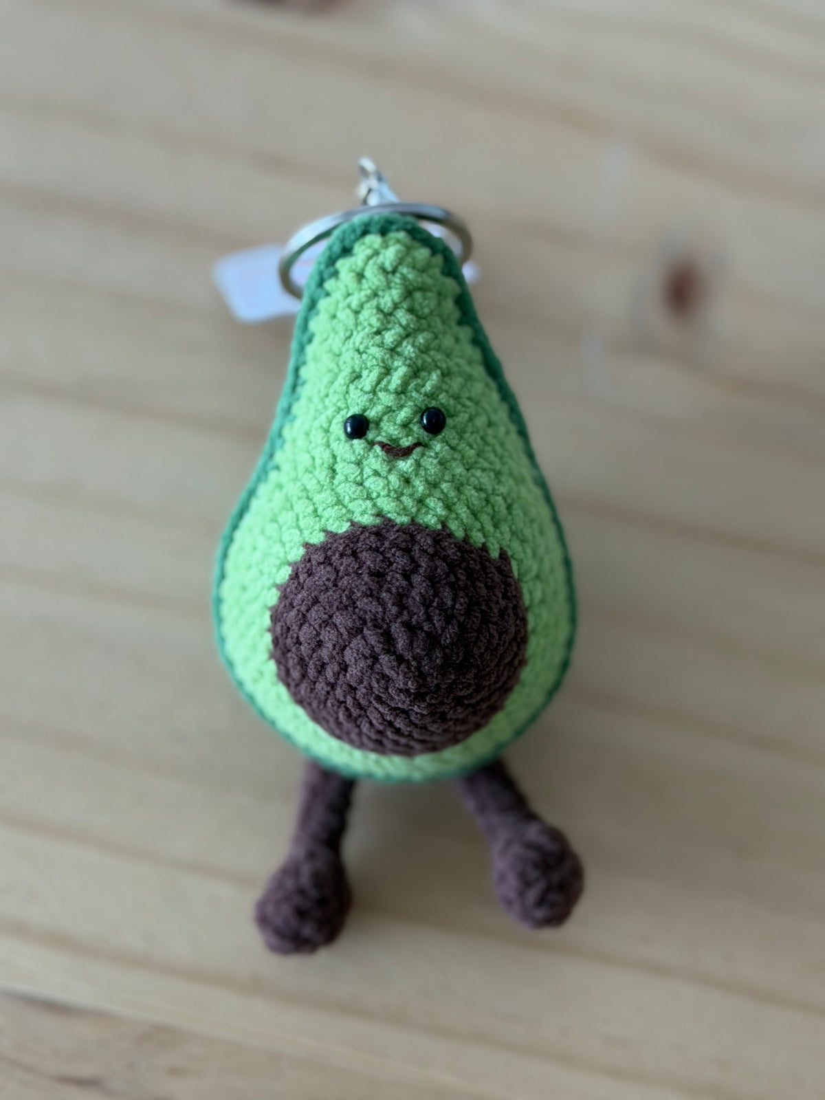 Avocado Amigurumi Keychain