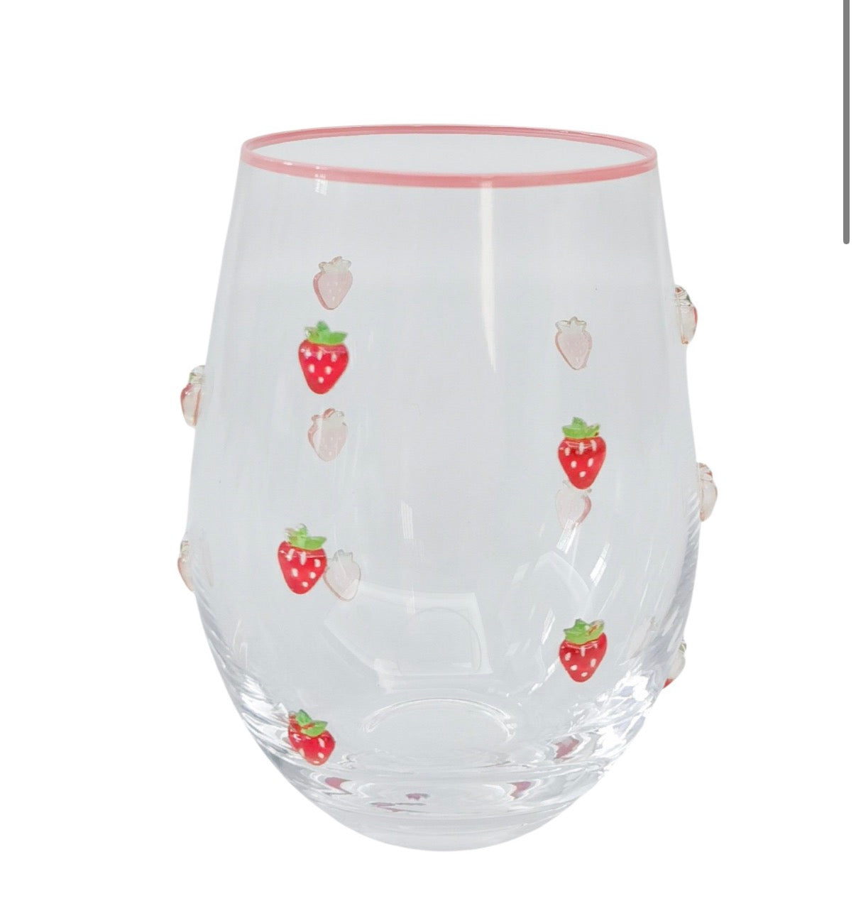 Strawberry Icon Glass
