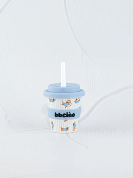 Blue Dachshund Babychino Cup 4oz