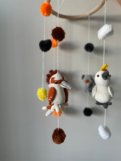 Aussie Animals Amigurumi Mobile