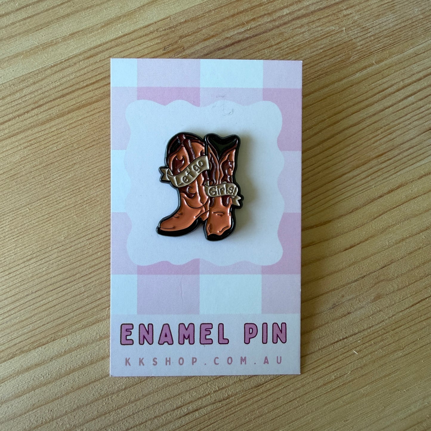 Let's Go Girls Enamel Pin