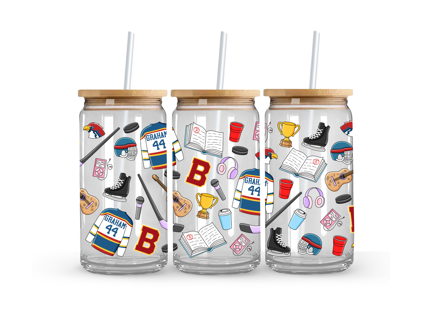 Off Campus Glass Can Cup - 473ml
