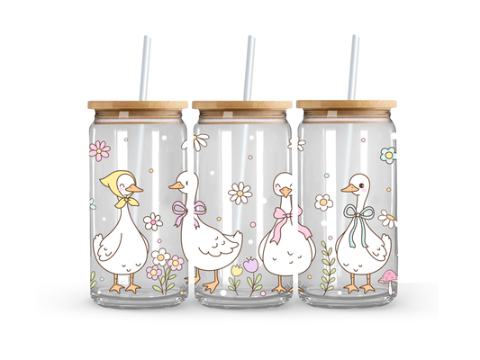 Spring Goose Glass Can Cup - 473ml