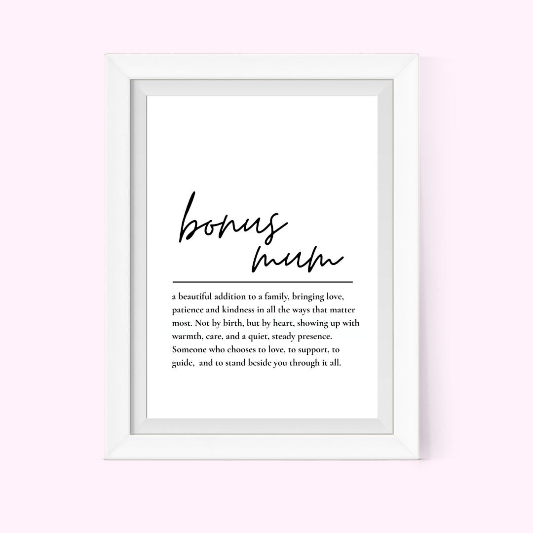 Bonus Mum Definition Frame