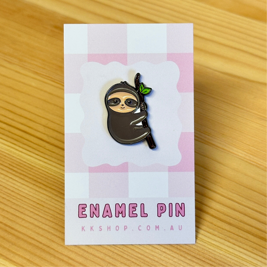 Sloth Enamel Pin
