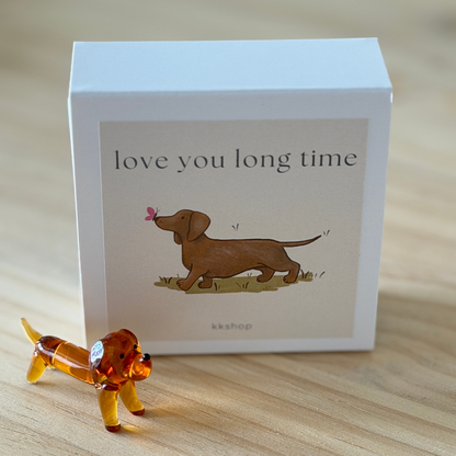 Dachshund Tiny Trinket – Love You Long Time