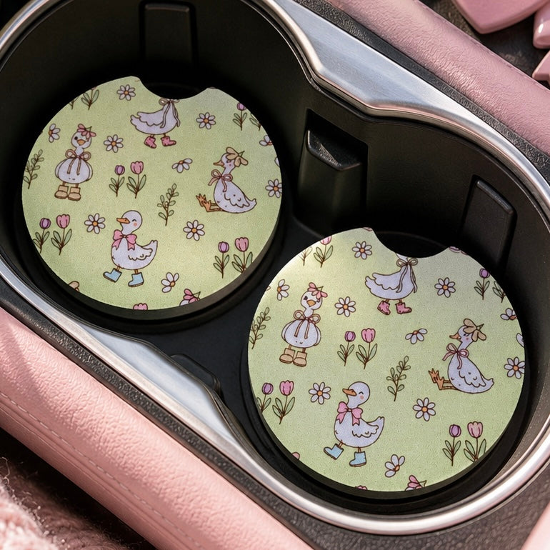 Silly Goose Car Coasters