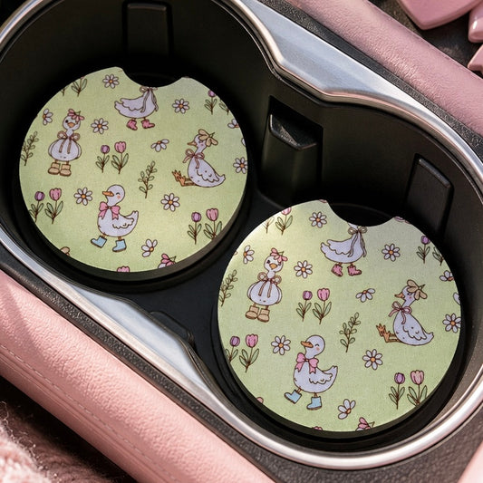 Silly Goose Car Coasters