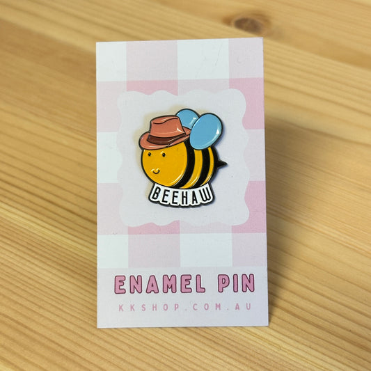 Bee-haw Enamel Pin