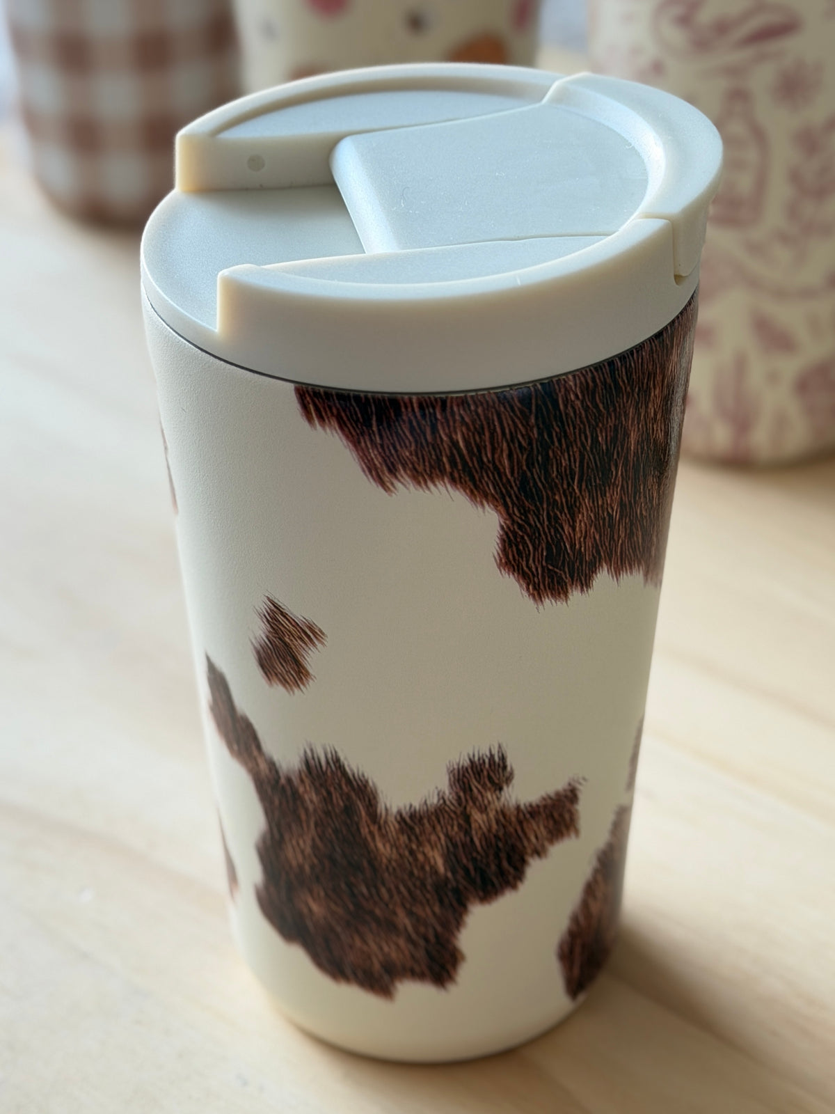 Cowhide Insulated Coffee Cup
