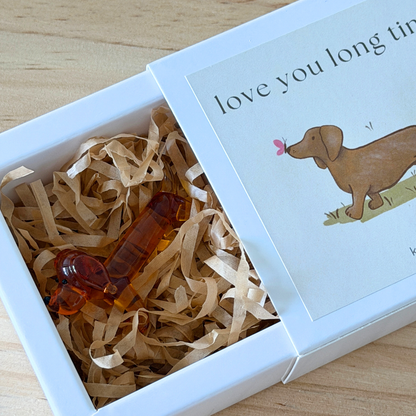 Dachshund Tiny Trinket – Love You Long Time