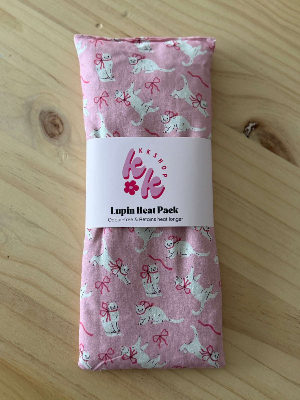 Cat & Bow Lupin Heatpack
