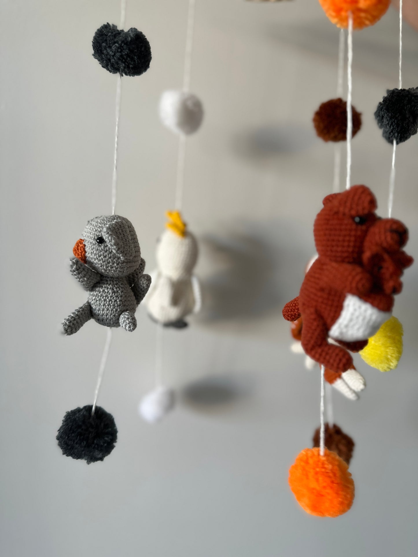 Aussie Animals Amigurumi Mobile