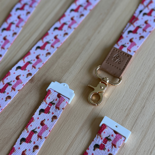 Sweetheart Dachshund Lanyard